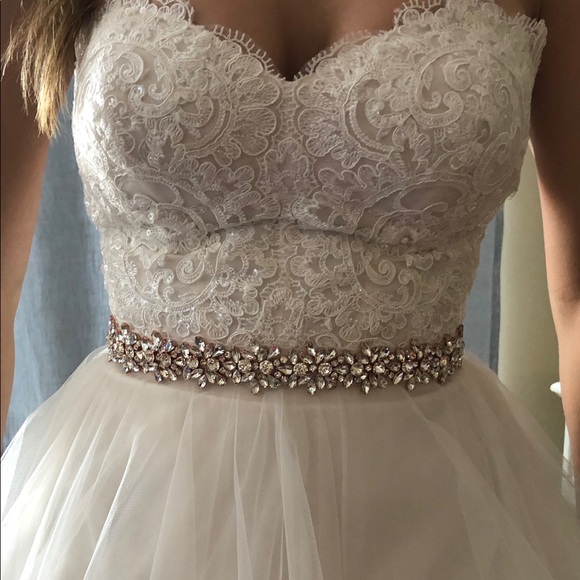 Handmade Crystal Bridal Belt main image 4